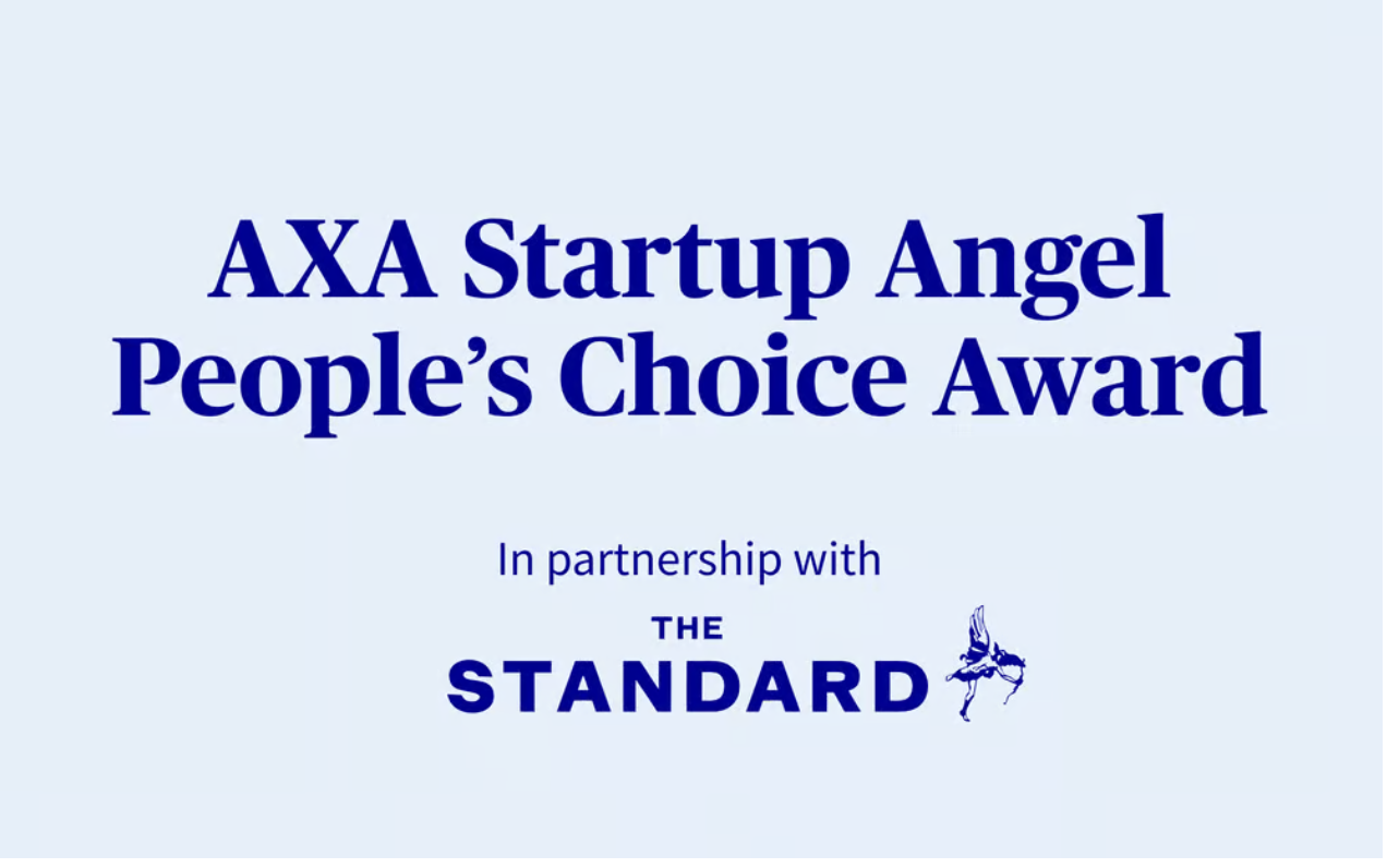 AXA Startup Angel People’s Choice Award, in partnership with The Standard